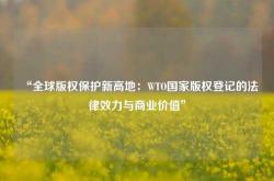 “全球版权保护新高地：WTO国家版权登记的法律效力与商业价值”