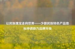 让民族瑰宝走向世界——少数民族特色产品地标申请助力品牌升级