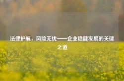 法律护航，风险无忧——企业稳健发展的关键之道