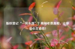 版权登记“一劳永逸”？揭秘年费真相，让你省心又省钱！
