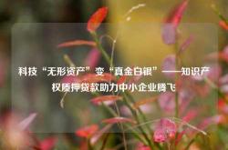 科技“无形资产”变“真金白银”——知识产权质押贷款助力中小企业腾飞