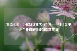 智造未来，小企业也能大有作为——科技型中小企业拥抱智能制造新蓝海