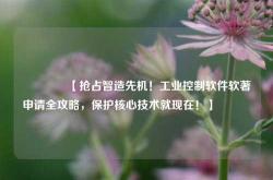 🔥【抢占智造先机！工业控制软件软著申请全攻略，保护核心技术就现在！】🔥