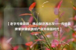 【老字号焕新颜，佛山制造再出发——传统品牌乘风破浪拥抱产业升级新时代】