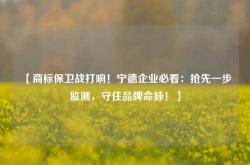 【商标保卫战打响！宁德企业必看：抢先一步监测，守住品牌命脉！】