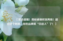 🔥【紧急提醒！商标被侵权别再拖！超过这个时间，你的品牌就“白送人”了！】🔥
