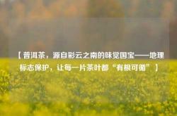 【普洱茶，源自彩云之南的味觉国宝——地理标志保护，让每一片茶叶都“有根可循”】