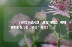 🔥【缺钱不是问题！融资VS贷款，聪明老板都在用的“搞钱”秘籍！】🔥