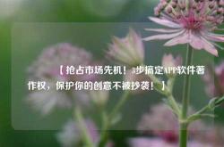 🔥【抢占市场先机！3步搞定APP软件著作权，保护你的创意不被抄袭！】🔥