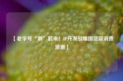 【老字号“潮”起来！IP开发引爆国货新消费浪潮】