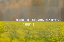 🔥商标保卫战：你的品牌，别人凭什么“白嫖”？🔥