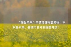 🍎“烟台苹果”申请地理标志商标：不只是水果，是城市名片的甜蜜升级！