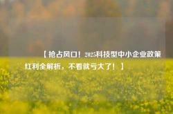 🔥【抢占风口！2025科技型中小企业政策红利全解析，不看就亏大了！】🔥