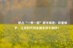 🌍抢占“一带一路”数字高地：软著保护，让您的代码走遍全球不被抄！