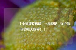 🌍【全球版权盾牌：一键登记，守护你的创意无国界！】🌍