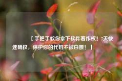 🔥【手把手教你拿下软件著作权！7天快速确权，保护你的代码不被白嫖！】🔥