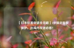 🔥【日本软著申请全攻略】3步搞定版权保护，出海开发者必看！