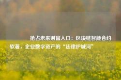 🔥抢占未来财富入口：区块链智能合约软著，企业数字资产的“法律护城河”🔥