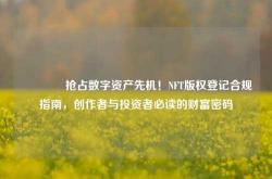 🔥抢占数字资产先机！NFT版权登记合规指南，创作者与投资者必读的财富密码