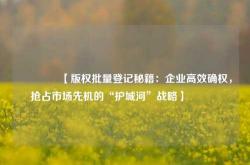 🔥【版权批量登记秘籍：企业高效确权，抢占市场先机的“护城河”战略】🔥