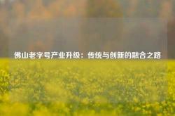 佛山老字号产业升级：传统与创新的融合之路