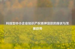 科技型中小企业知识产权质押贷款的现状与发展趋势