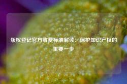 版权登记官方收费标准解读：保护知识产权的重要一步