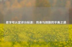 老字号认定评分标准：传承与创新的平衡之道