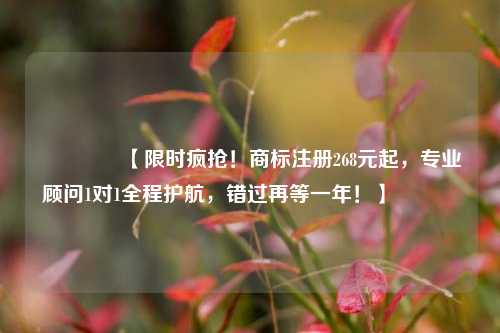 🔥【限时疯抢！商标注册268元起，专业顾问1对1全程护航，错过再等一年！】🔥